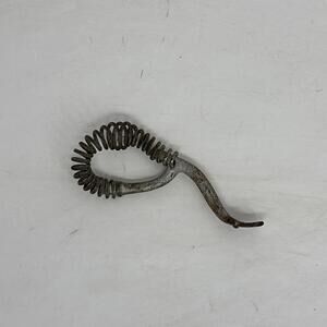 Antique Cast Iron Wood Stove Oven Plate Lid Lifter Spring Handle